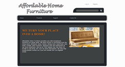 Desktop Screenshot of affhomefurniture.com