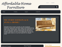 Tablet Screenshot of affhomefurniture.com